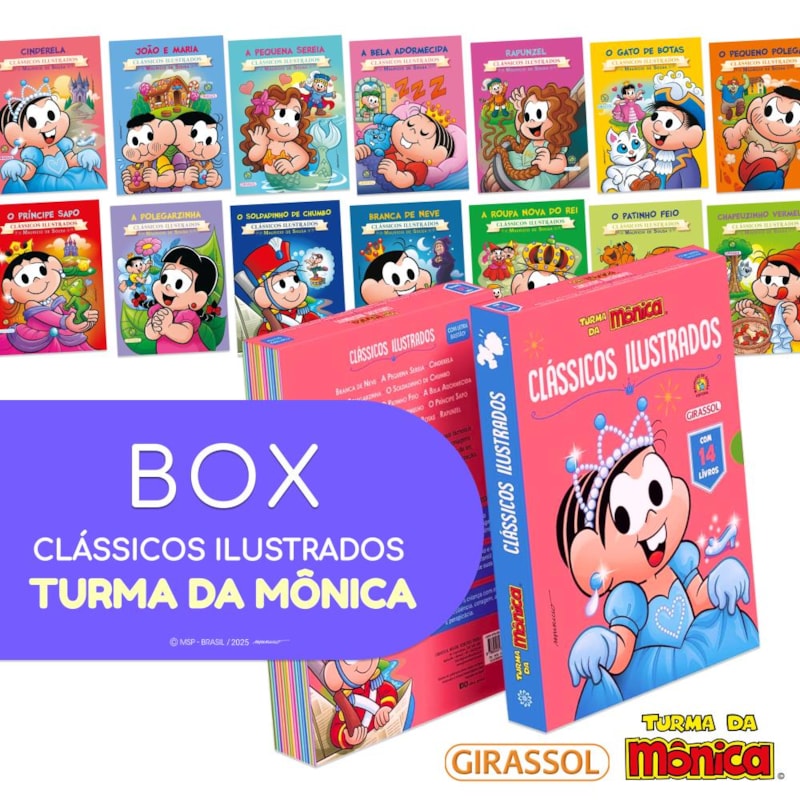 TURMA DA MÔNICA - BOX - CLÁSSICOS ILUSTRADOS