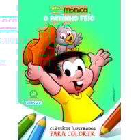 Turma da mônica clássicos ilustrados para colorir o patinho feio