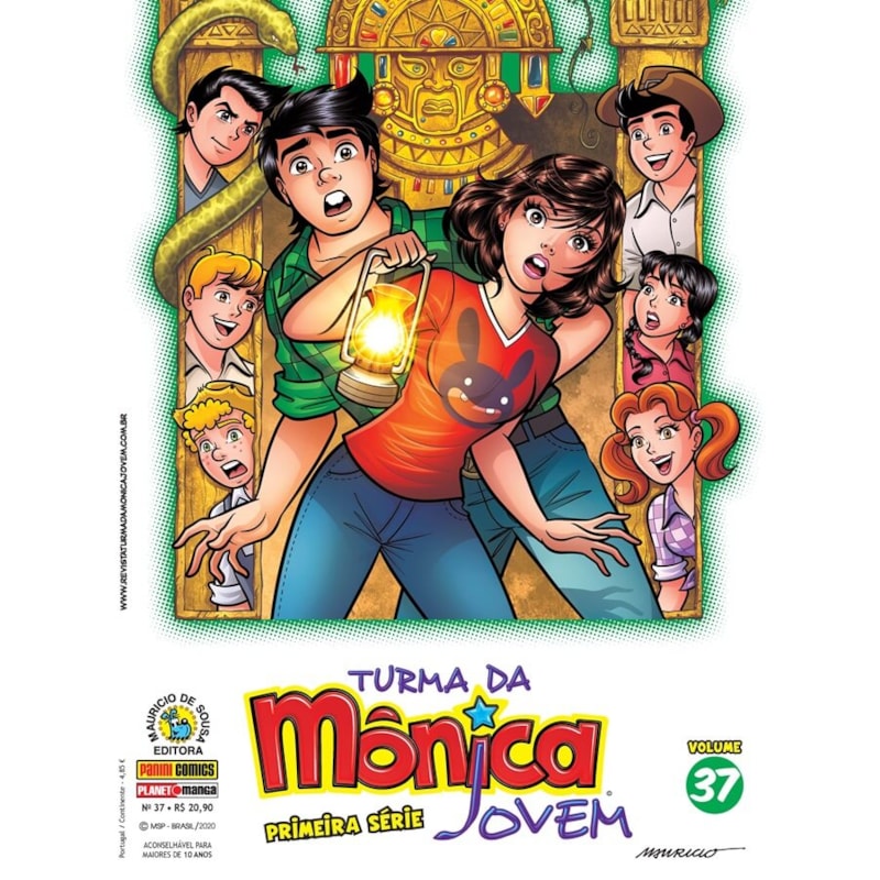Turma da mônica jovem - primeira série - vol. 37: edições 82, 83 e 84