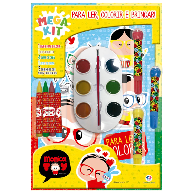 TURMA DA MÔNICA - LER, COLORIR E BRINCAR