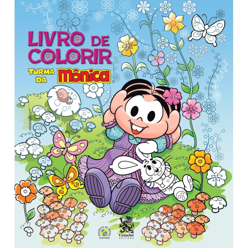 TURMA DA MÔNICA LIVRO PARA COLORIR