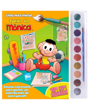 TURMA DA MÔNICA - LIVRO PARA PINTAR - CASCÃO