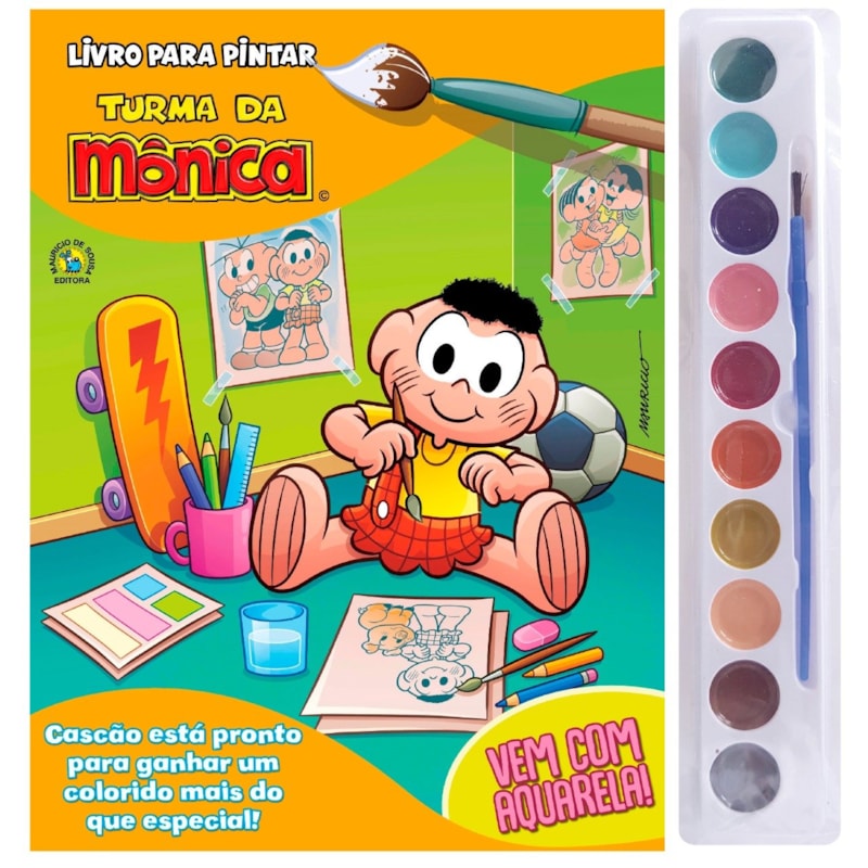 TURMA DA MÔNICA - LIVRO PARA PINTAR - CASCÃO