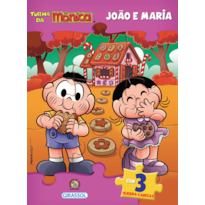 TURMA DA MÔNICA LIVRO QUEBRA-CABEÇAS - JOÃO E MARIA: COM 3 QUEBRA-CABEÇAS