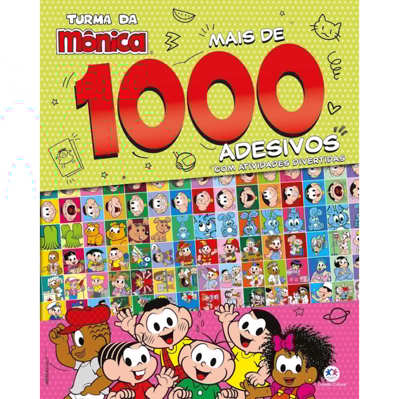 TURMA DA MÔNICA - MAIS DE 1000 ADESIVOS