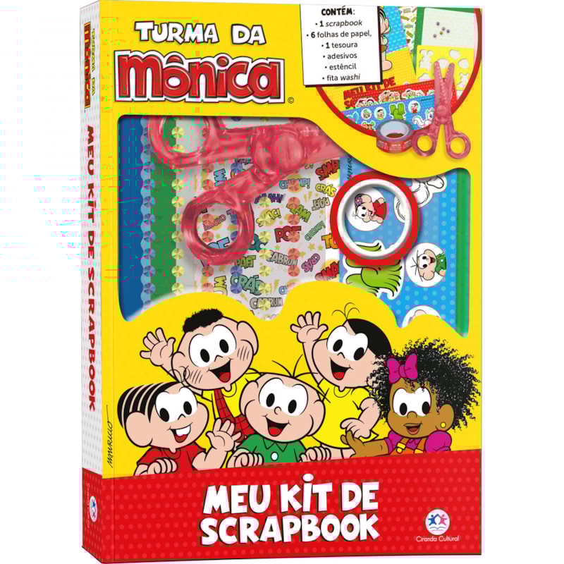 TURMA DA MÔNICA - MEU KIT DE SCRAPBOOK