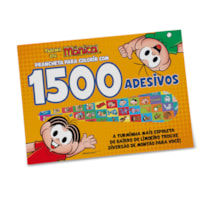 TURMA DA MÔNICA - PRANCHETA PARA COLORIR COM 1500 ADESIVOS