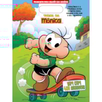 TURMA DA MÔNICA - PRANCHETA PARA COLORIR COM ADESIVOS - CEBOLINHA