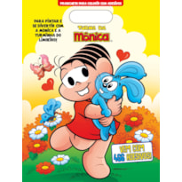 TURMA DA MÔNICA - PRANCHETA PARA COLORIR COM ADESIVOS - MÔNICA