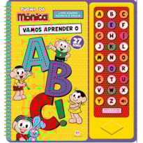 Turma da Mônica - Vamos aprender o ABC: Livro sonoro e Escreva e Apague