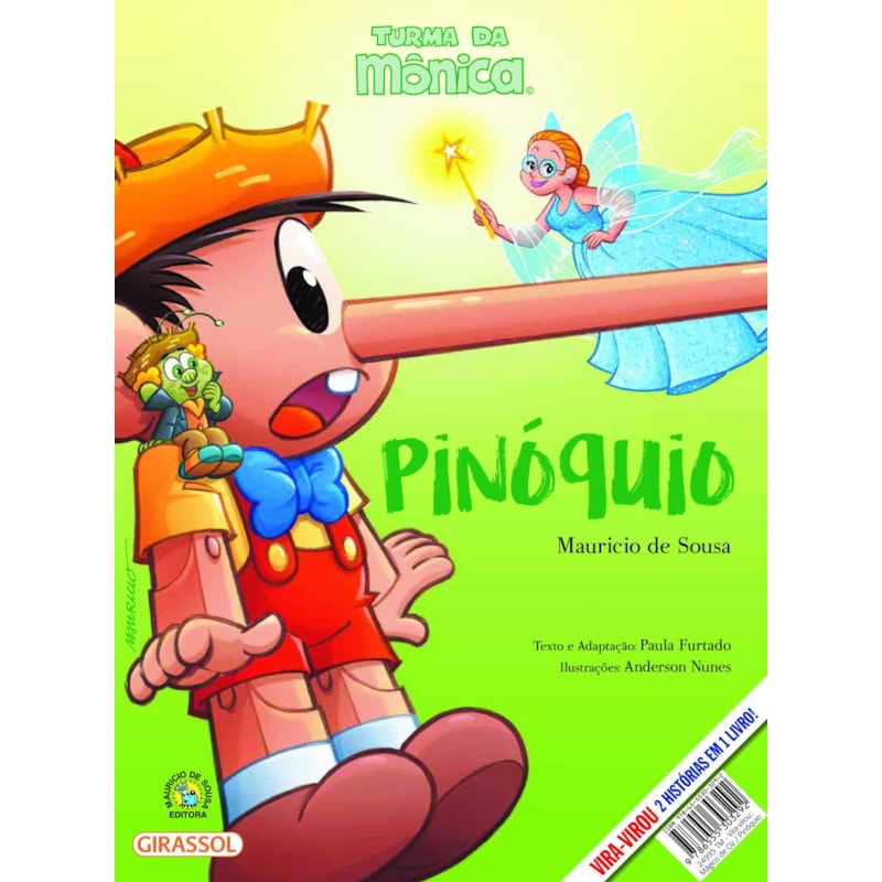 TURMA DA MÔNICA - VIRA-VIROU - MÁGICO DE OZ / PINÓQUIO
