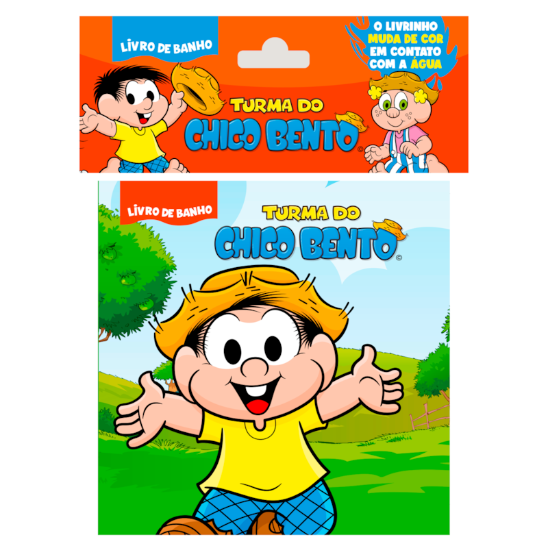 TURMA DO CHICO BENTO LIVRO DE BANHO