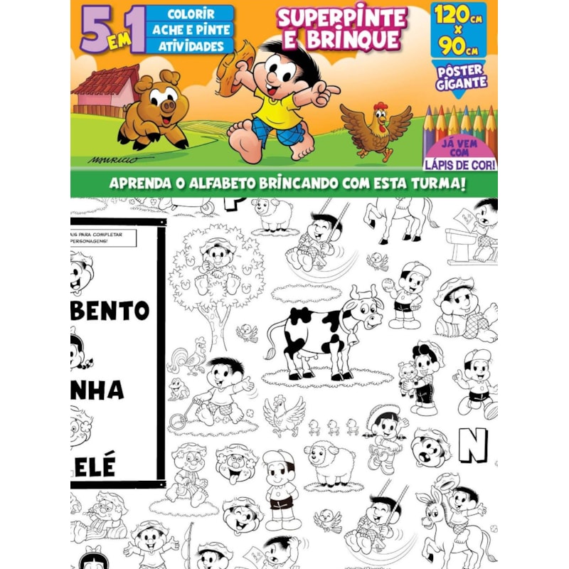 TURMA DO CHICO BENTO - SUPER PINTE E BRINQUE
