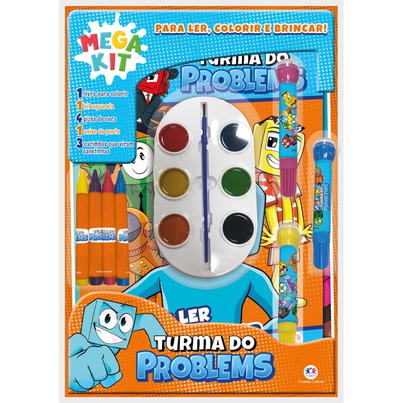 TURMA DO PROBLEMS - PARA LER, COLORIR E BRINCAR