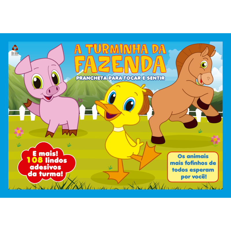 TURMINHA DA FAZENDA - PRANCHETA PARA TOCAR E SENTIR