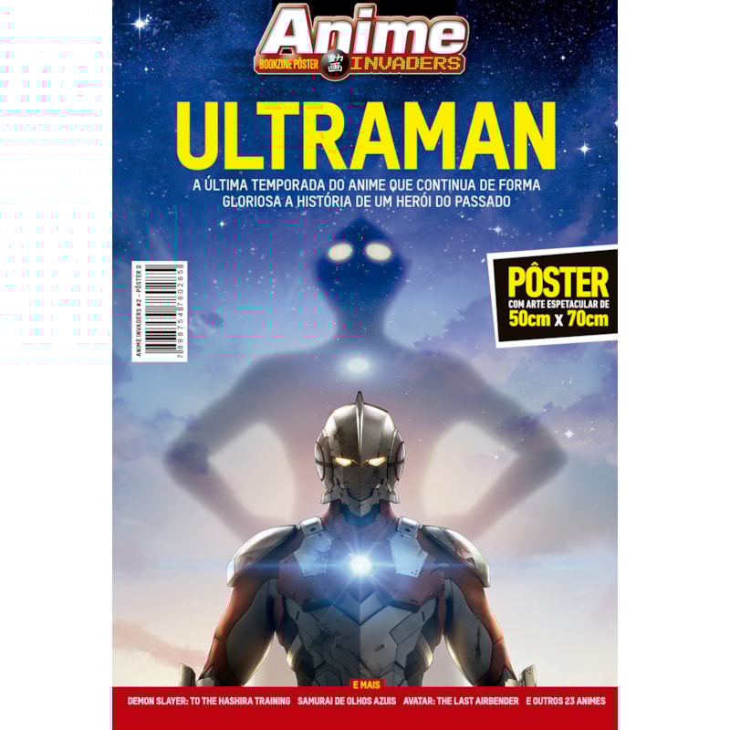 ULTRAMAN: SÉRIE ANIMADA - SUPERPÔSTER ANIME INVADERS