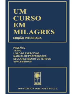 UM CURSO EM MILAGRES - CAPA DURA