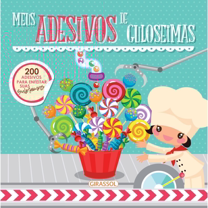 Um doce de adesivo - Meus adesivos de guloseimas