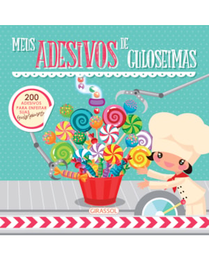 Um doce de adesivo - Meus adesivos de guloseimas