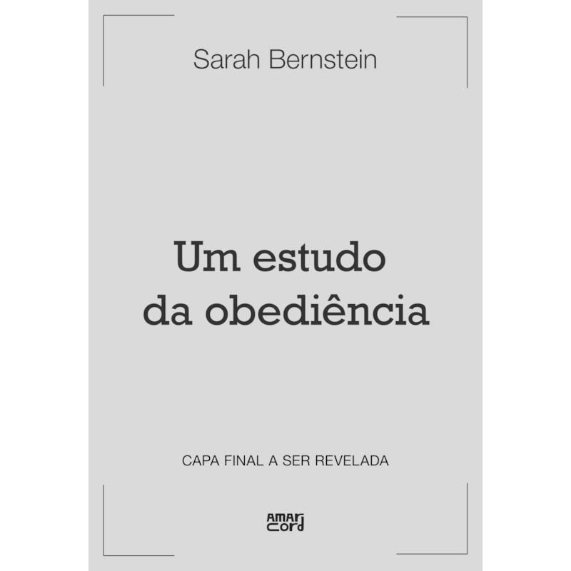 UM ESTUDO DA OBEDIÊNCIA
