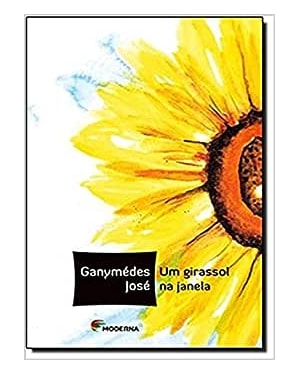 Um girassol na janela