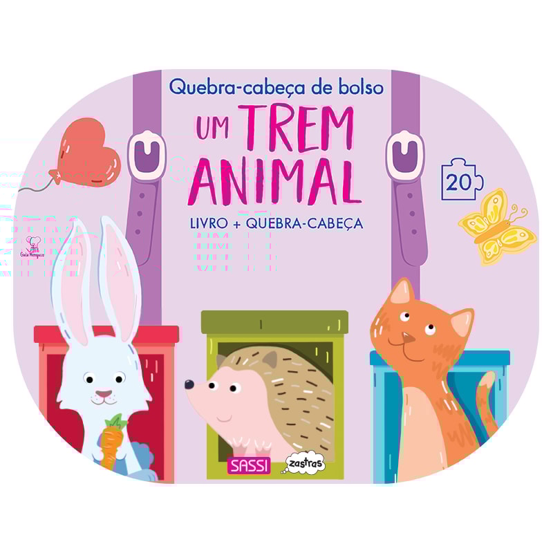 UM TREM ANIMAL: QUEBRA-CABEÇA DE BOLSO