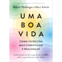 UMA BOA VIDA: COMO VIVER COM MAIS SIGNIFICADO E REALIZAÇÃO