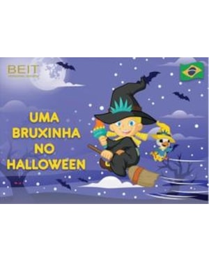 UMA BRUXINHA NO HALLOWEEN