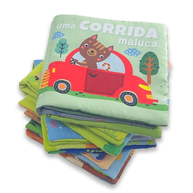 UMA CORRIDA MALUCA:LIVRO DE PANO