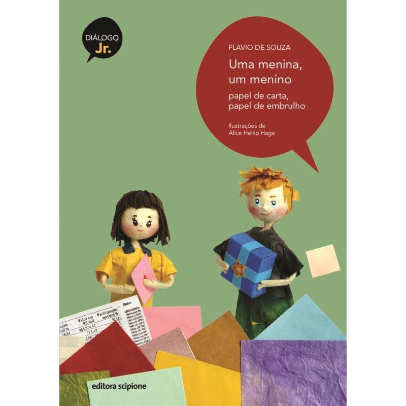 UMA MENINA, UM MENINO: PAPEL DE CARTA, PAPEL DE EMBRULHO
