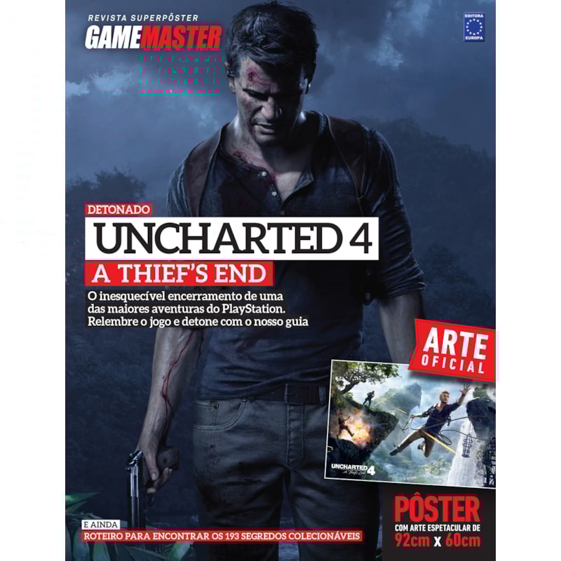 UNCHARTED 4 - SUPERPÔSTER GAME MASTER