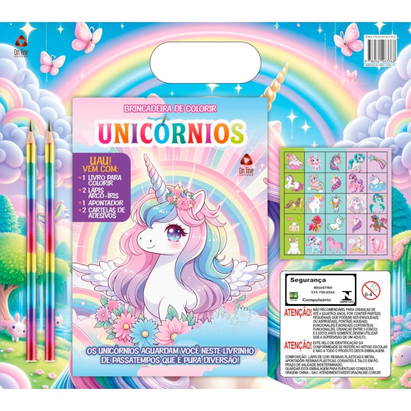 UNICÓRNIOS BRINCADEIRA DE COLORIR