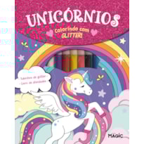 UNICÓRNIOS - COLORINDO COM GLITTER