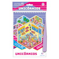 UNICÓRNIOS COM ADESIVOS 3D