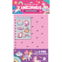 Unicórnios - leia e colecione - Diário com pins