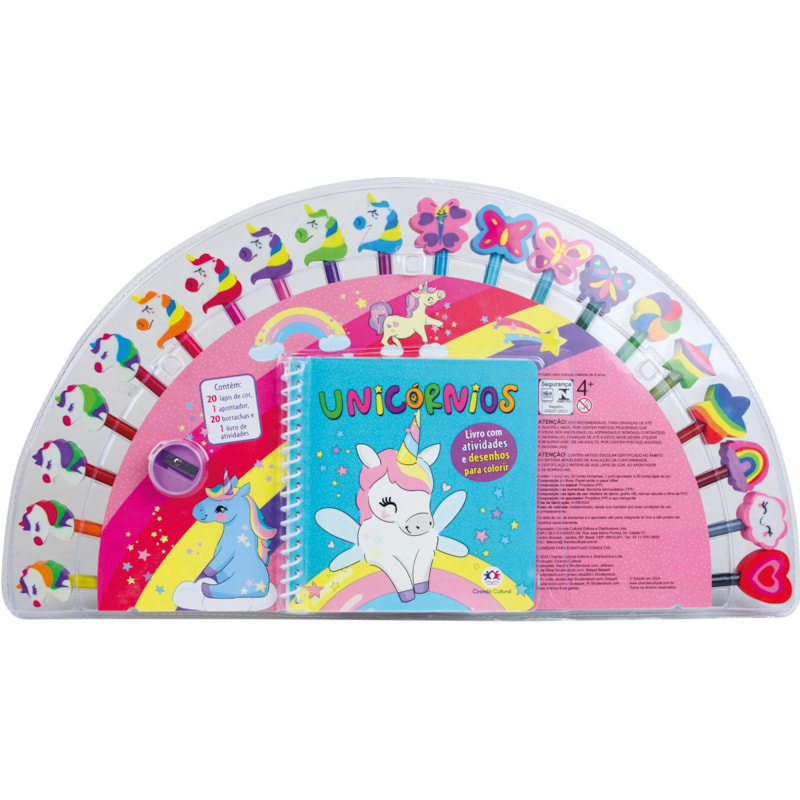 Unicórnios - Livro com Atividades e Desenhos para Colorir