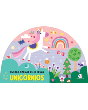 Unicórnios - Livro com quebra-cabeça