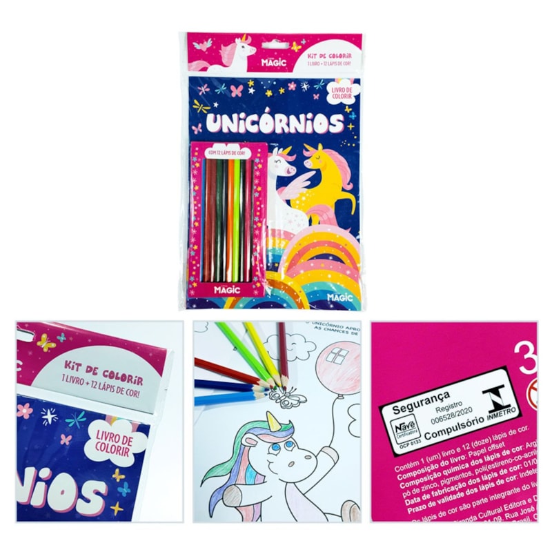 UNICÓRNIOS - LIVRO DE COLORIR