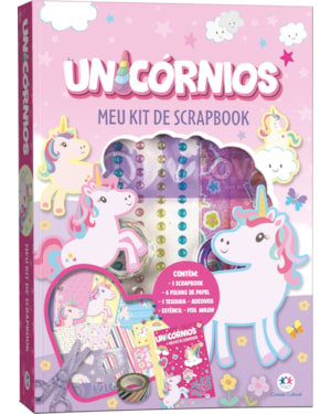 UNICÓRNIOS - MEU KIT DE SCRAPBOOK