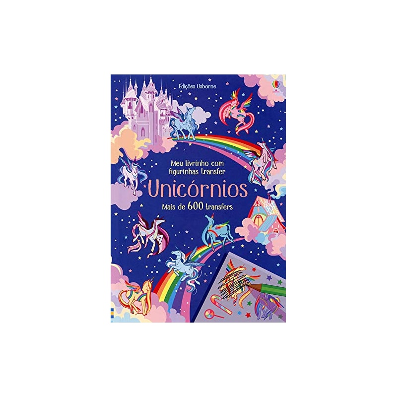UNICÓRNIOS: MEU LIVRINHO COM FIGURINHAS TRANSFER
