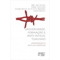 UNIVERSIDADE, FORMAÇÃO E ANTI-INTELECTUALISMO: HOMENAGEM A JOSÉ LUIS SANFELICE