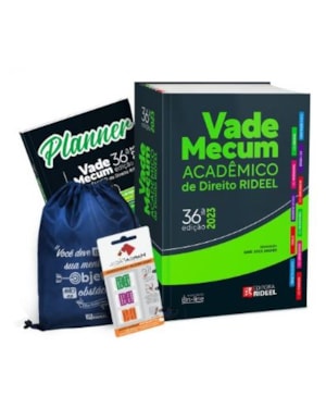 VADE MECUM ACADÊMICO DE DIREITO RIDEEL 2023 + PLANNER DE ESTUDOS