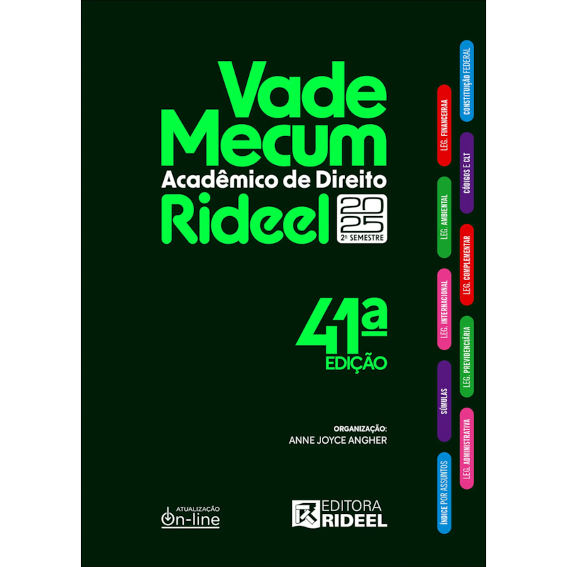 VADE MECUM ACADÊMICO DE DIREITO RIDEEL 2025 - 2º SEMESTRE
