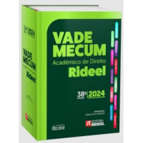 VADE MECUM ACADÊMICO DE DIREITO RIDEEL - 38ª EDIÇÃO - 2024 + PLANNER DE ESTUDOS