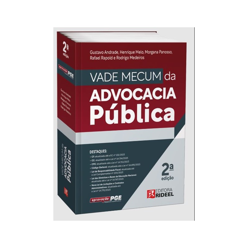 VADE MECUM ADVOCACIA PÚBLICA - CONCURSO - 2ª EDIÇÃO