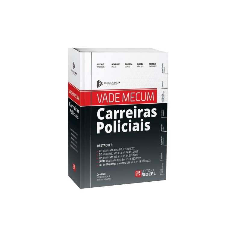 VADE MECUM CARREIRAS POLICIAIS - CURSO DEDICAÇÃO DELTA