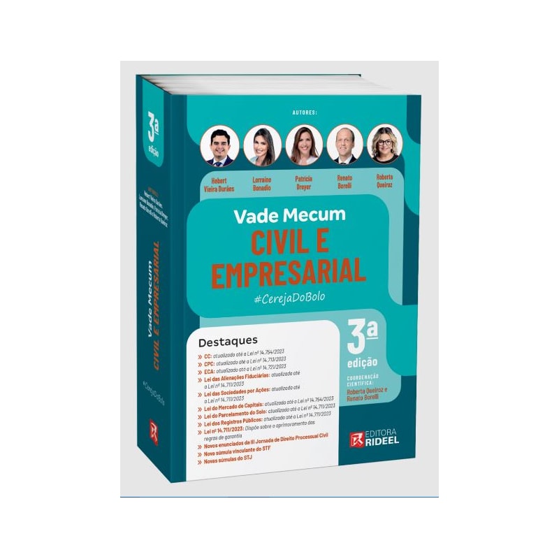 VADE MECUM CIVIL E EMPRESARIAL #CEREJADOBOLO - 3ª EDIÇÃO