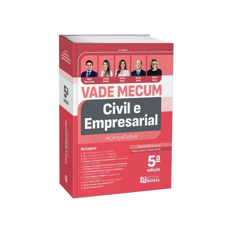 VADE MECUM CIVIL E EMPRESARIAL #CEREJADOBOLO - 43º EXAME DA ORDEM - 2025