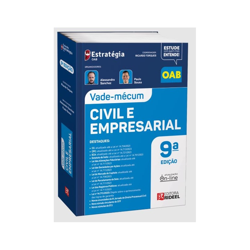VADE-MÉCUM CIVIL E EMPRESARIAL - ESTRATÉGIA - 9ª EDIÇÃO