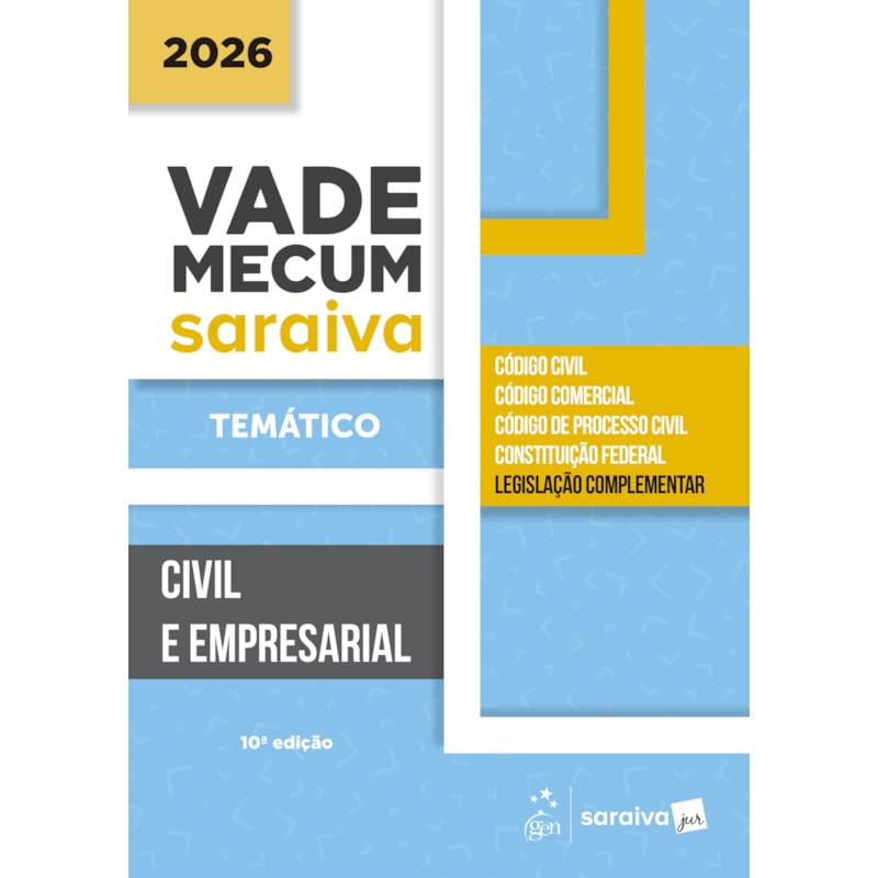 VADE MECUM CIVIL E EMPRESARIAL - TEMÁTICO - 10ª EDIÇÃO 2026